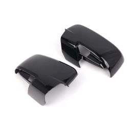 Gloss black mirror covers