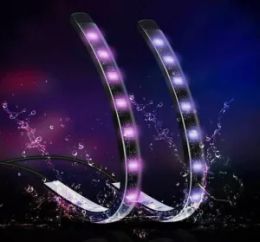 For BMW 4pcs LED RGB Car Interior Atmosphere Lights Strip Decor Lamp Accessories