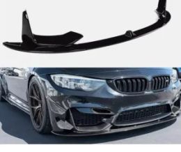 Gloss Black Front Bumper Lip Splitter MP Style For BMW F80 F82 F83 M3 M4 2015-20