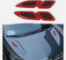 Car Front Side Bumper Leaf Board Air Flow Vent Decor Exterior Trim for Universal
