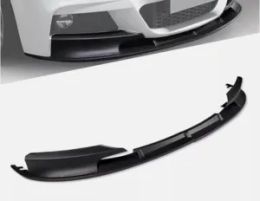 Front Bumper Lip Splitter Gloss Black For 2012-2018 BMW F30 3 Series M Sport