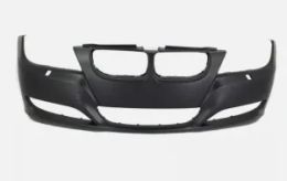 Front Bumper Cover For 2009-2012 BMW 328i Sedan/Wagon w/HLW Holes/Tow Hook Cover