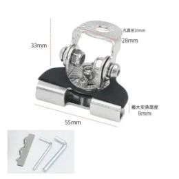 Spotlights on the side of the cover card