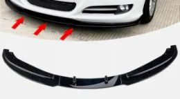 Front Lip Splitter Glossy Black Spoiler Fit BMW E90 LCI Standard Bumper 2009-12
