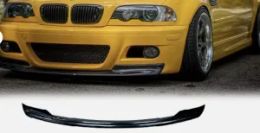 fit for bmw E46 CSL Front lip spoiler M3 bumper Splitter BEST FIT csl spoiler
