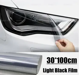 Car Headlight Light Black Protector Film Tint Sticker Lamp Accessories