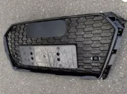 For 2017 2018 2019 Audi A4 S4 B9 RS4 Front bumper Mesh black Grille Grill