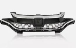 Fit For 2018-2020 Honda Fit Front Bumper Upper Chrome Honeycomb Grille Grill