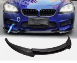 For BMW 6 Series F06 F12 F13 M6 Carbon Fiber Front Bumper Lip Spoiler Splitters