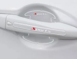 8Pcs Car Door Handle Bowl Anti-Scratch Protector Guard Sticker Trims Accessories