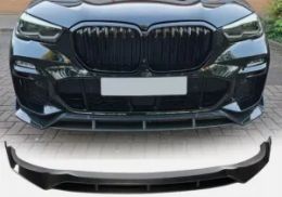 Fit For BMW X5 G05 M-Sport 2019-21 REAL CARBON Front Bumper Lip Spoiler Splitter