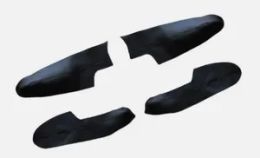 Leather cover for door panel armrests