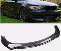 For 07-13 BMW 1 Series E82 Front Bumper Lip Splitter Spoiler Carbon Fiber Look