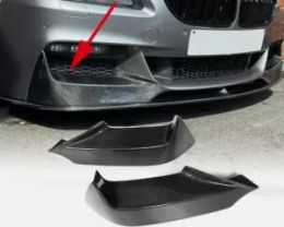 For BMW F06 F12 F13 M Sport 12-18 Real Carbon Front Bumper Corner Splitters Lip