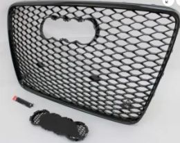 front bumper cover main center black grille RSQ7 style fits 2007-2015 Q7
