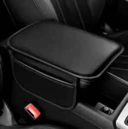 Leather Seat Armrest Cushion Protector Storage Pad For Car Interior Accessories
