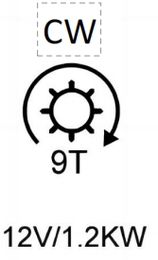 Dongfeng starter Dongfeng Little Bully square plug