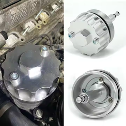 Car Accessories Fuel Tank Cap Adapter Aluminum Alloy Oil Filter Cover For BMW-323 E36 323I / 328I E39 523I / 528I E46 328
