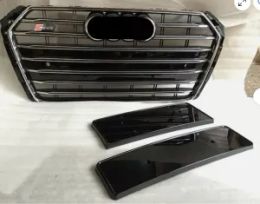 For 2017 2018 2019 Audi A4 S4 B9 RS4 Style Front bumper sliver Grille Grill
