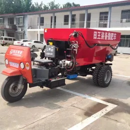 3-way five-wheel manure spreader