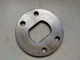 Longgong type square hole clamping plate oval