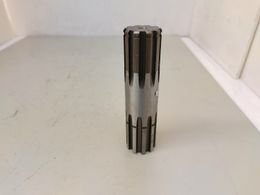 Oil pump drive shaft splined