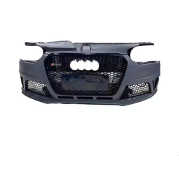 Audi RS4 Easy to install front bumper RS style chrome quality ABS plastic rear upgrade body