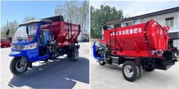 五征奥翔底盘三方撒粪车