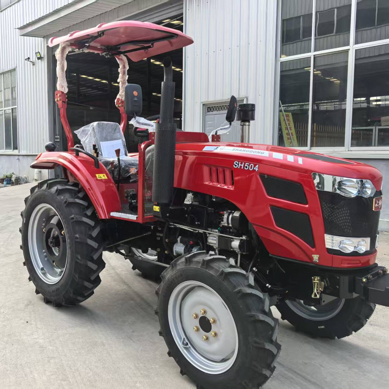 Tractor 504 Compact Farm Tractor &ndash; Diesel-Powered, Loader-Ready