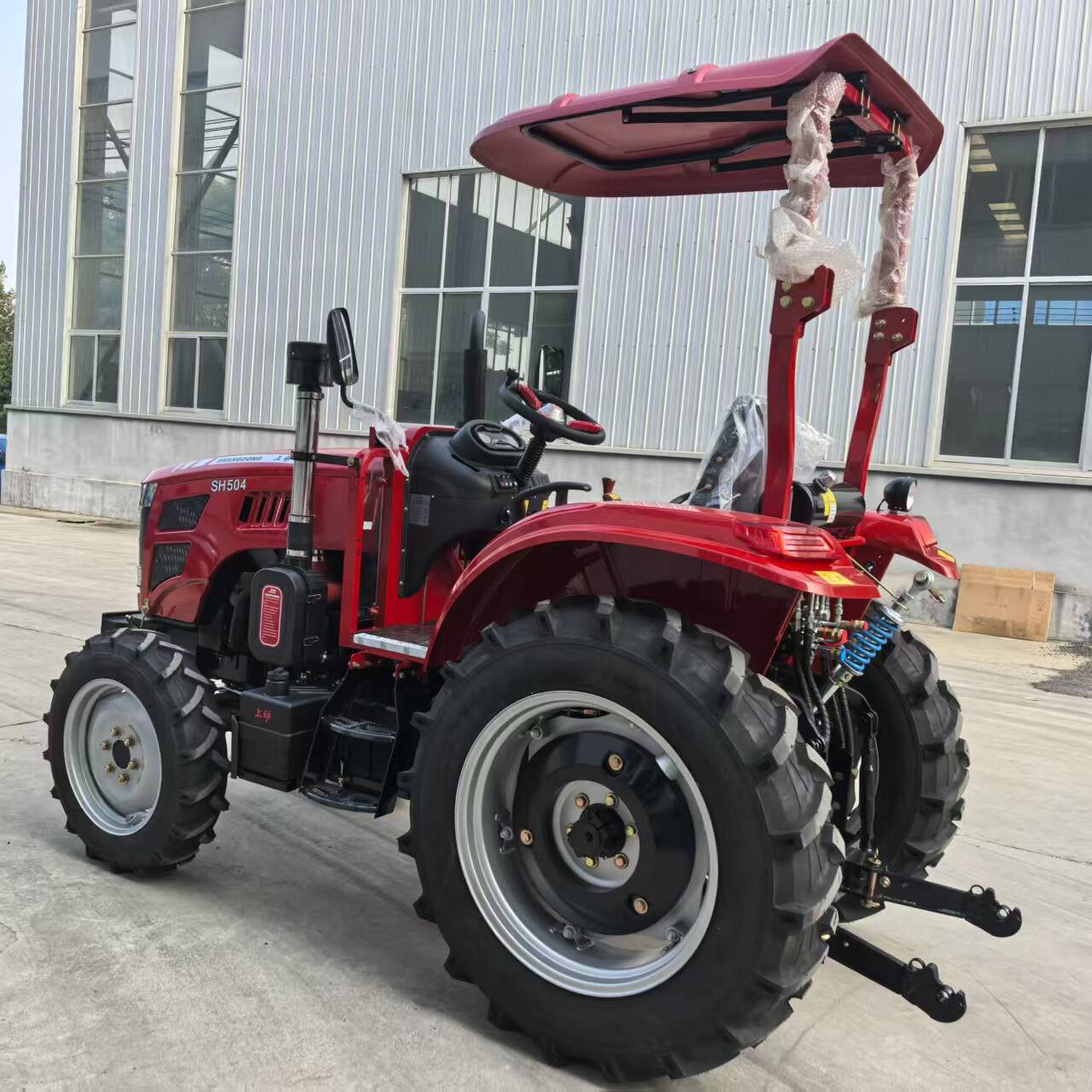 Tractor 504 Compact Farm Tractor &ndash; Diesel-Powered, Loader-Ready