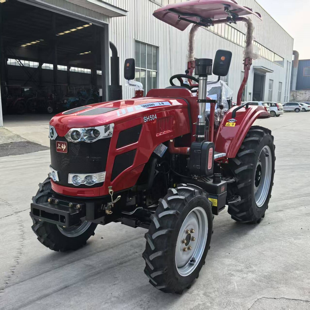 Tractor 504 Compact Farm Tractor &ndash; Diesel-Powered, Loader-Ready