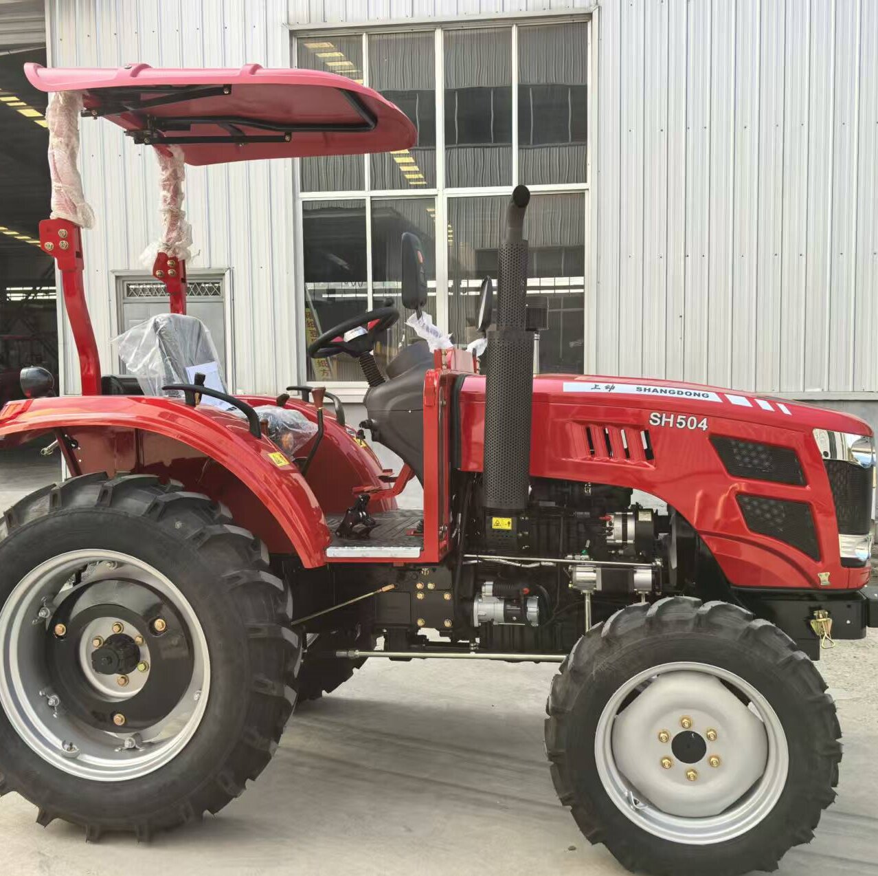 Tractor 504 Compact Farm Tractor &ndash; Diesel-Powered, Loader-Ready