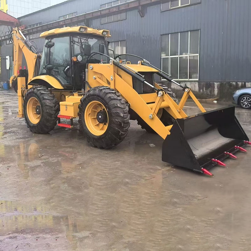 Shanlin Heavy Industry - Model 388 Excavator Loader - Four-Wheel Steering