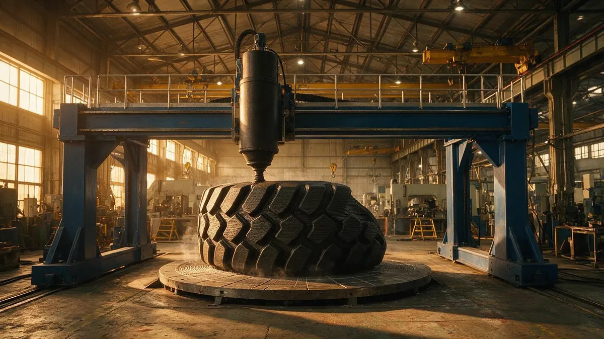 OTR: полноразмерные прототипы внедорожных шин, напечатанные на 3D-принтере (21 сентября)
