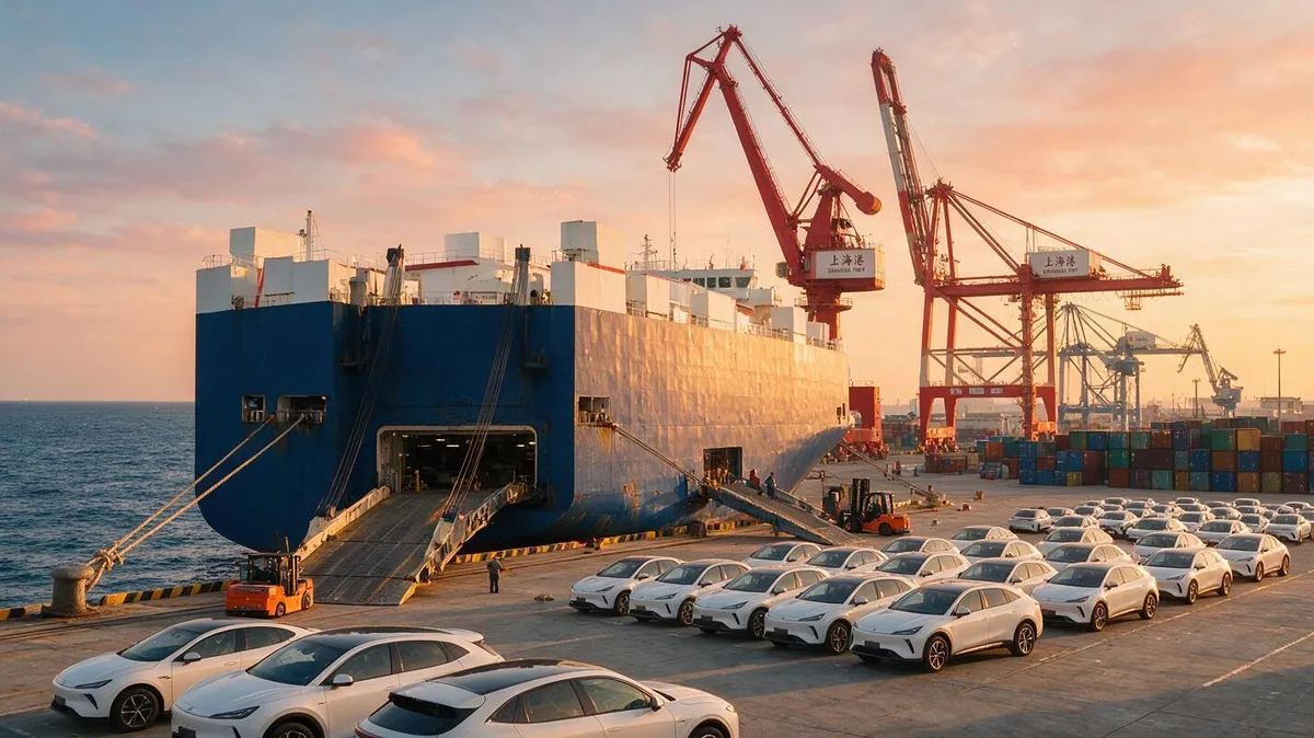 New Energy Vehicle Export Share Exceeds 50% for Four Consecutive Months(Oct 15)