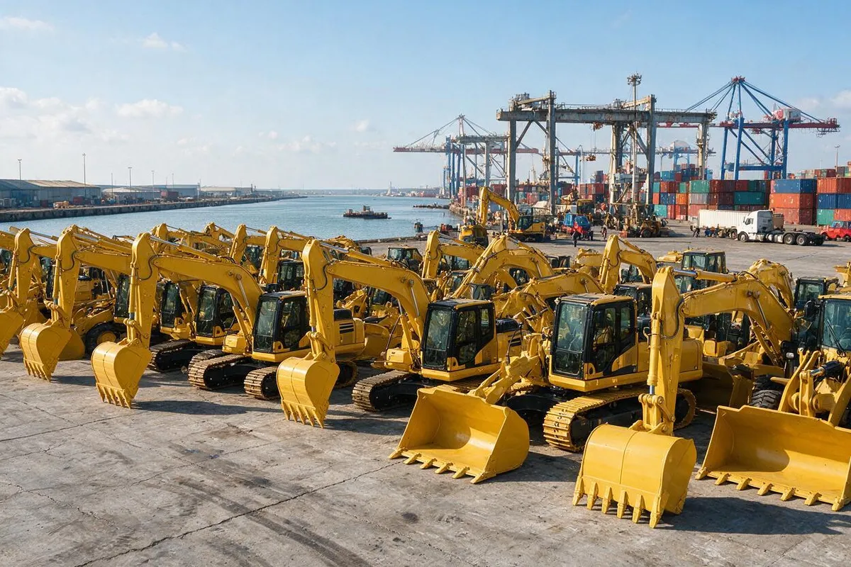 Construction Machinery Industry Recovery Accelerates: Excavator Exports Surpass Domestic Sales for the First Time(Oct 16)